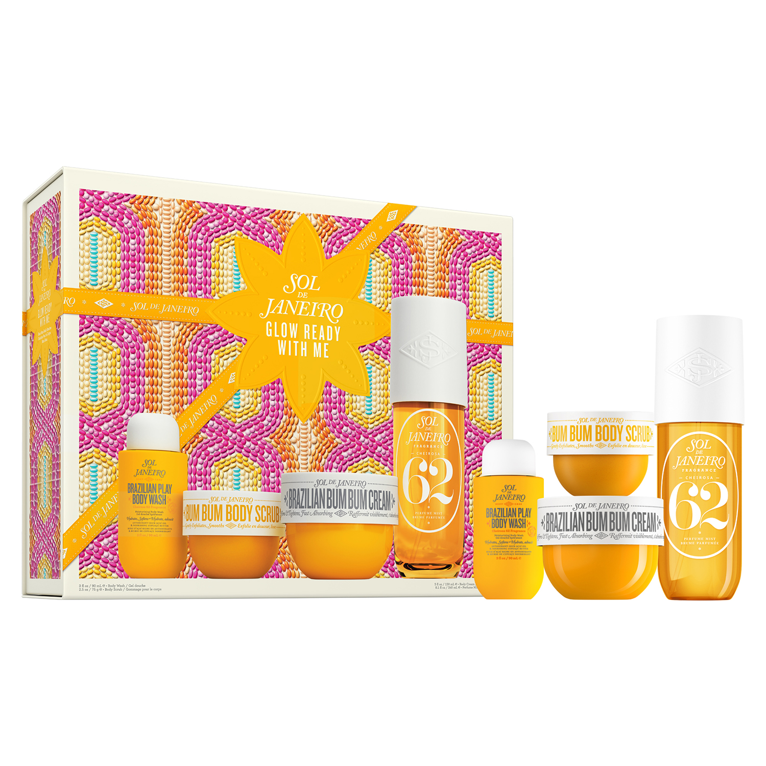 GLOW READY WITH ME BUM BUM BODY ROUTINE GIFT SET (SET DE CUIDADO CORPORAL)